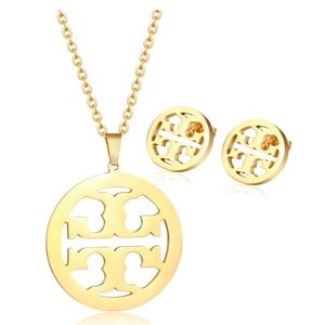 Designer Inspired Womens Fashion Necklace and Earring Set